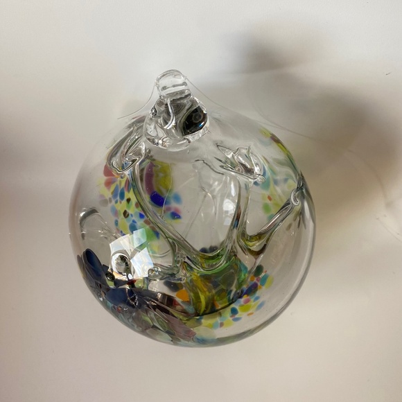Vintage Art Glass WITCH BALL by Kitras, Handblown in Canada - Picture 9 of 15